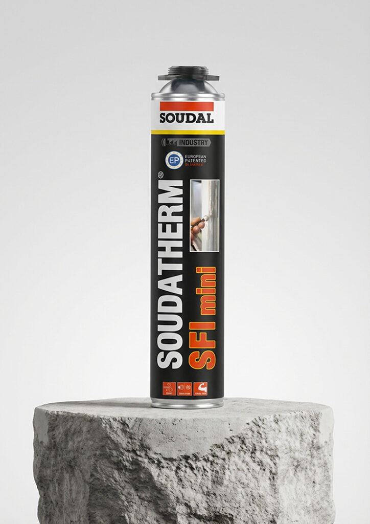 Schiuma poliuretanica Soudal Soudatherm SFI mini 750ml